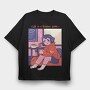 Comfy Chill Girl 6, Tricou Oversize Barbati (Unisex)
