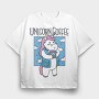 Unicorn Coffee, Tricou Oversize Barbati (Unisex)
