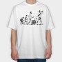 Beer Man Evolution, Tricou Oversize Barbati (Unisex)