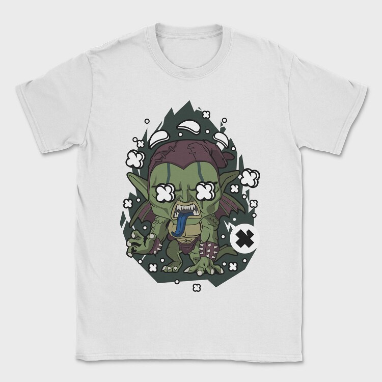 Gnome Monster Attack, Tricou Barbati (Unisex)
