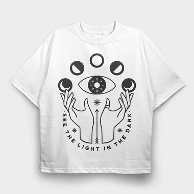 See the Light in the Dark, Tricou Oversize Barbati (Unisex)