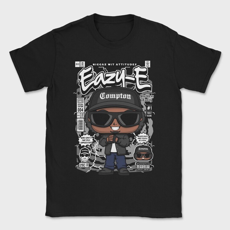 Eazy E Comic Streetwear, Tricou Barbati (Unisex)