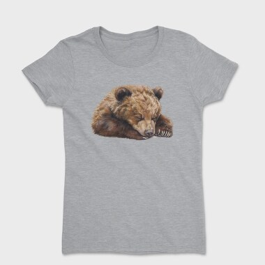 Bear Sleeping Cute, Tricou Femei