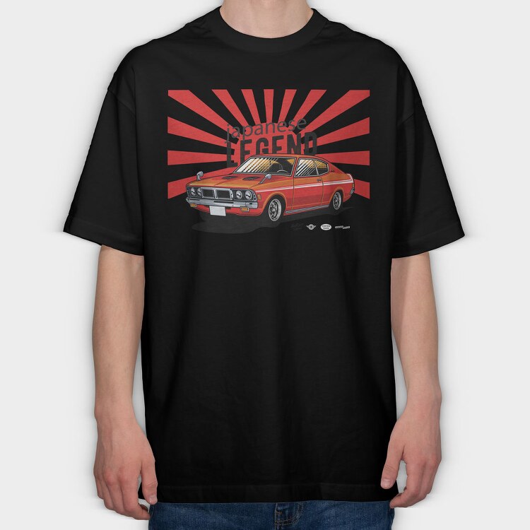 Mitsubishi Galant GTO MR, Tricou Oversize Barbati (Unisex)