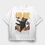 Kaiju Cat, Tricou Oversize Barbati (Unisex)