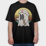 Nurse Ghost, Tricou Oversize Barbati (Unisex)