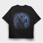 Constelation Labrador Dog, Tricou Oversize Barbati (Unisex)