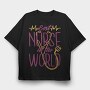 Best Nurse in the World, Tricou Oversize Barbati (Unisex)