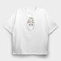 Unicorn Pocket, Tricou Oversize Barbati (Unisex)