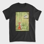 Cute Fox And Owl, Tricou Barbati (Unisex)