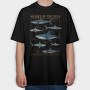 Sharks of the Deep, Tricou Oversize Barbati (Unisex)