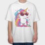 Unicorn Sunglasses, Tricou Oversize Barbati (Unisex)
