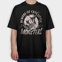 Beware of Cute Little Monsters, Tricou Oversize Barbati (Unisex)