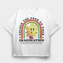 Unlock Thee Door to Your Imagination, Tricou Oversize Barbati (Unisex)
