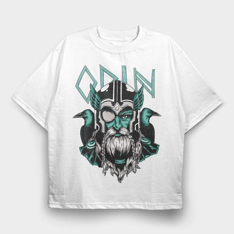 Odin Nordic, Tricou Oversize Barbati (Unisex)