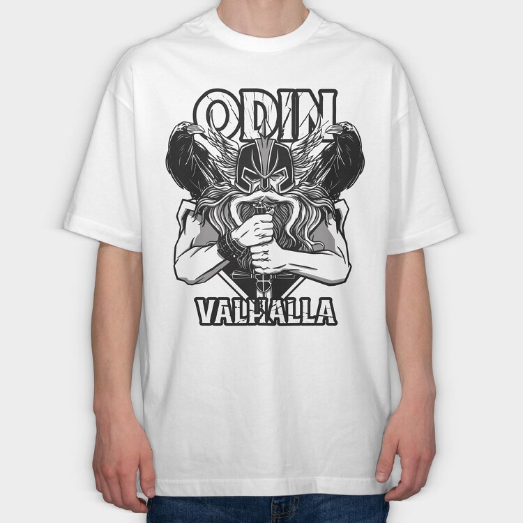 Odin, Tricou Oversize Barbati (Unisex)