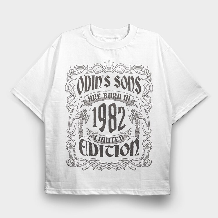 Odins Sons, Tricou Oversize Barbati (Unisex)