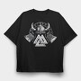 Valknut Vikings, Tricou Oversize Barbati (Unisex)