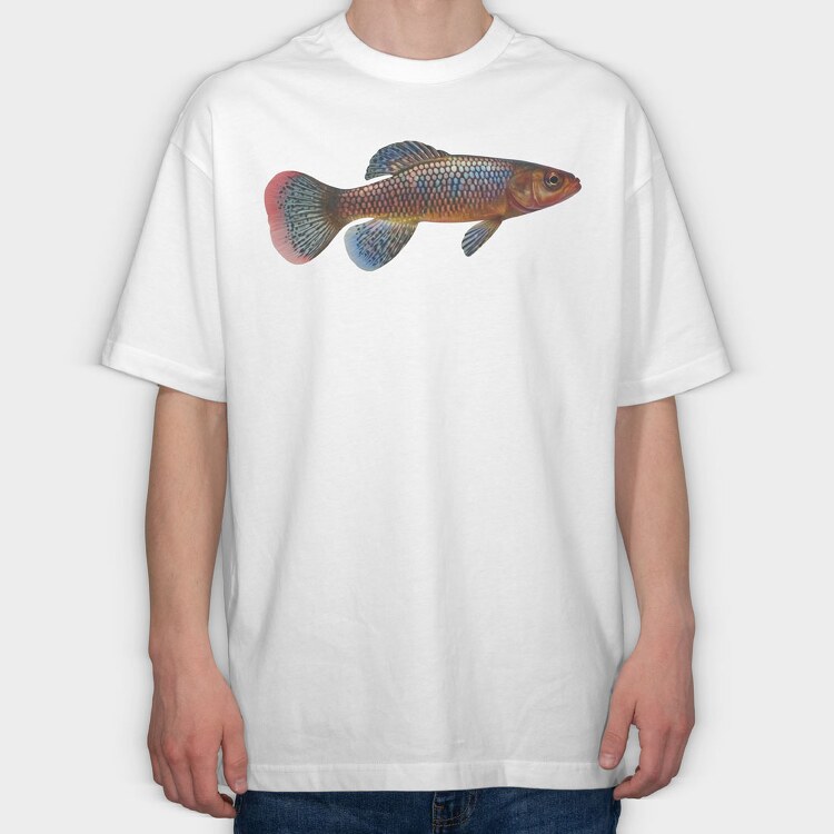 Killifish, Tricou Oversize Barbati (Unisex)