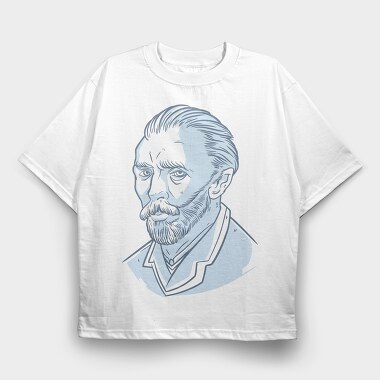 Van Gogh, Tricou Oversize Barbati (Unisex)