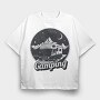 Van Night Camping, Tricou Oversize Barbati (Unisex)