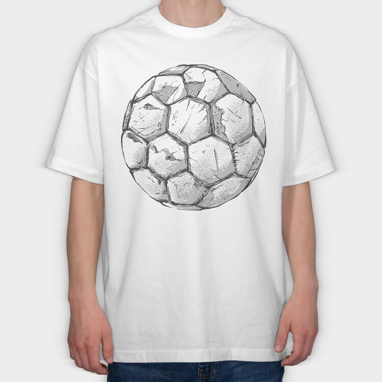 Old Ball Football, Tricou Oversize Barbati (Unisex)