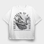 Silent Scream of a Skeleton, Tricou Oversize Barbati (Unisex)