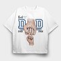 Best Dad 1, Tricou Oversize Barbati (Unisex)