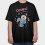 Cosmic Dreams Skeleton, Tricou Oversize Barbati (Unisex)