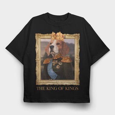 King Dog, Tricou Oversize Barbati (Unisex)