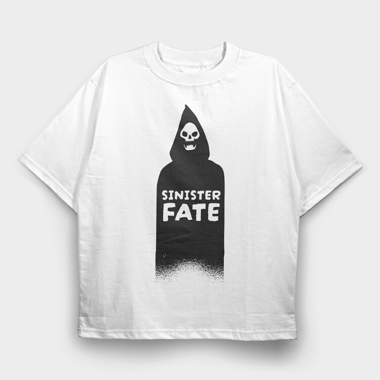 Sinister Bones, Tricou Oversize Barbati (Unisex)