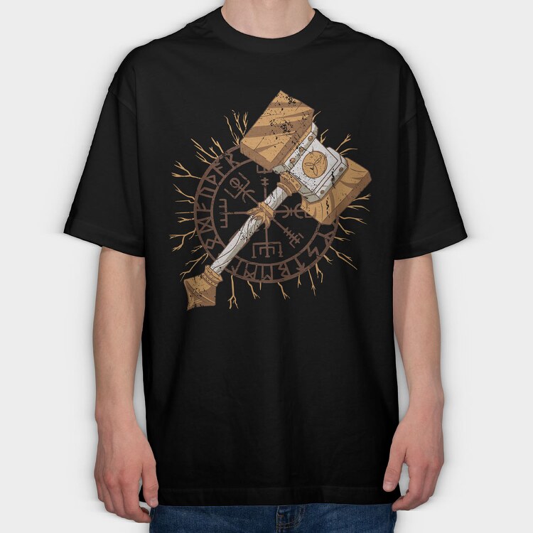 Old Mace, Tricou Oversize Barbati (Unisex)