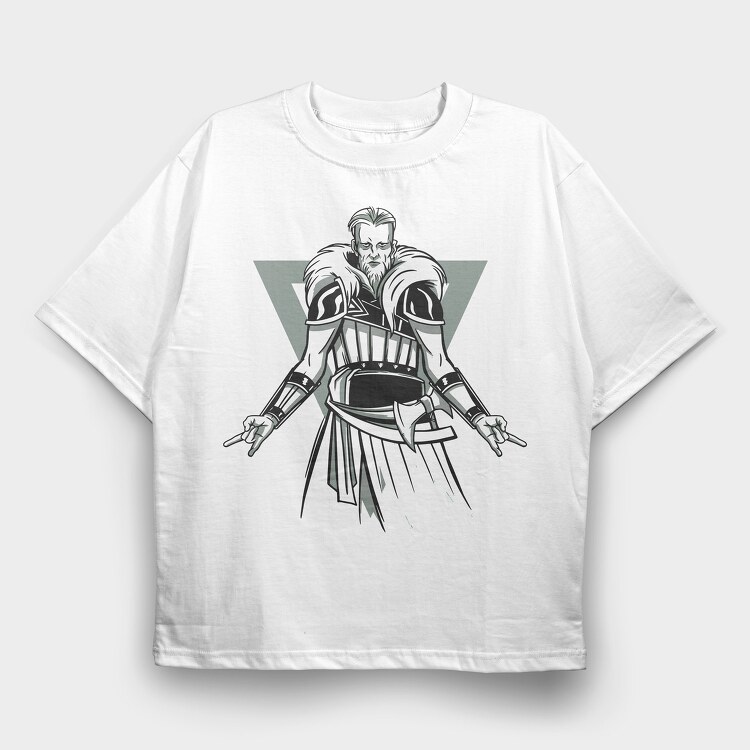 Viking Animation, Tricou Oversize Barbati (Unisex)