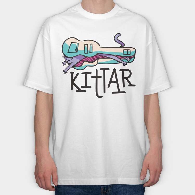 Kittar, Tricou Oversize Barbati (Unisex)