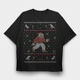 Bigfoot Ugly Sweater, Tricou Oversize Barbati (Unisex)