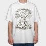 Old Tree, Tricou Oversize Barbati (Unisex)