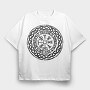 Viking Compass Odin, Tricou Oversize Barbati (Unisex)