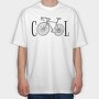Bike Cool, Tricou Oversize Barbati (Unisex)
