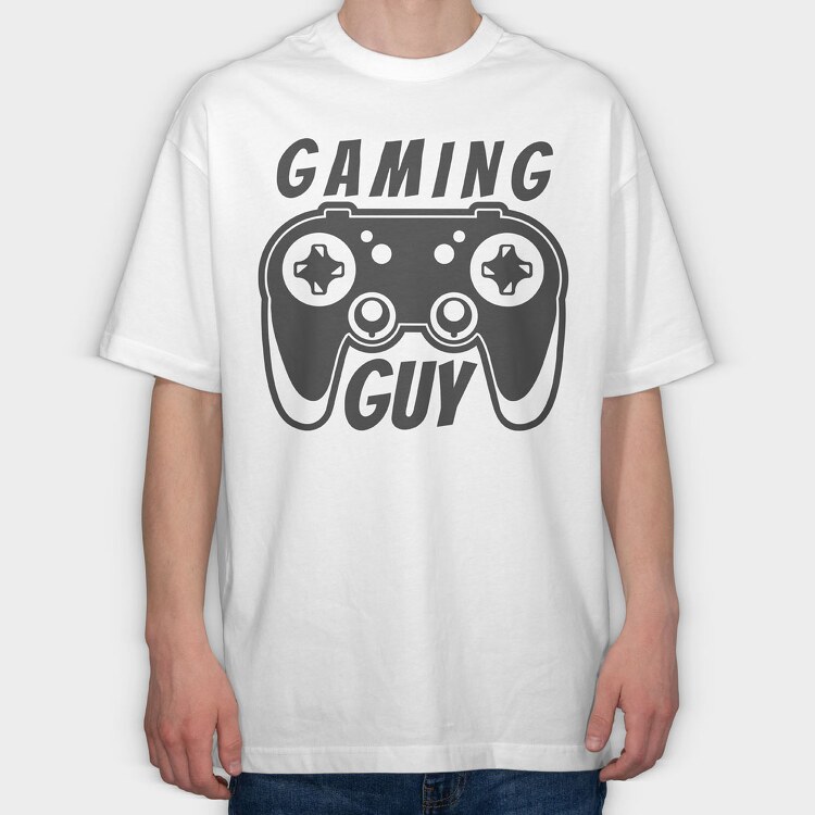 Gaming Guy, Tricou Oversize Barbati (Unisex)