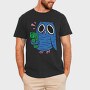 Crazy Owl Gun, Tricou Barbati (Unisex)