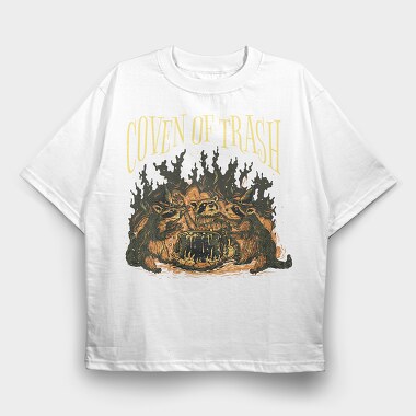 Coven of Trash, Tricou Oversize Barbati (Unisex)
