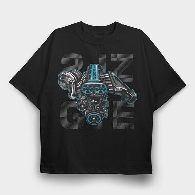 2JZ GTE, Tricou Oversize Barbati (Unisex)