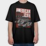 Ford GT40 American Icon, Tricou Oversize Barbati (Unisex)