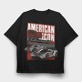 Ford GT40 American Icon, Tricou Oversize Barbati (Unisex)