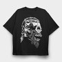 Viking Skull 3, Tricou Oversize Barbati (Unisex)