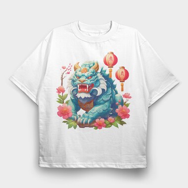 Komainu, Tricou Oversize Barbati (Unisex)