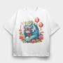 Komainu, Tricou Oversize Barbati (Unisex)