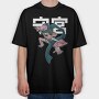 Gecko Sword, Tricou Oversize Barbati (Unisex)