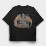 Skeleton Dragon, Tricou Oversize Barbati (Unisex)