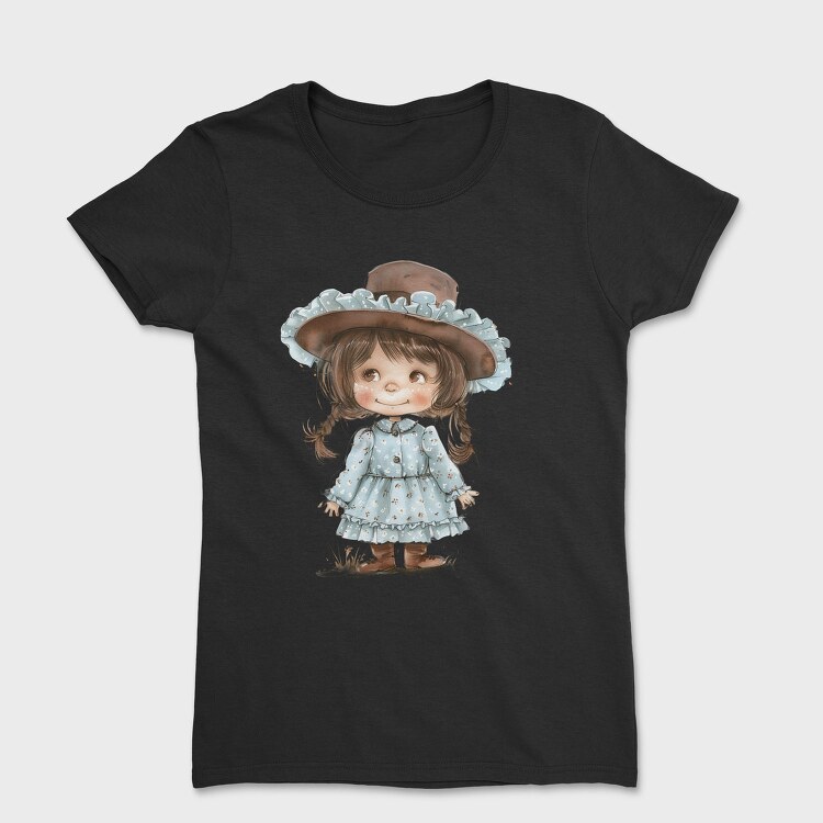 Blue Vintage Girls, Tricou Femei